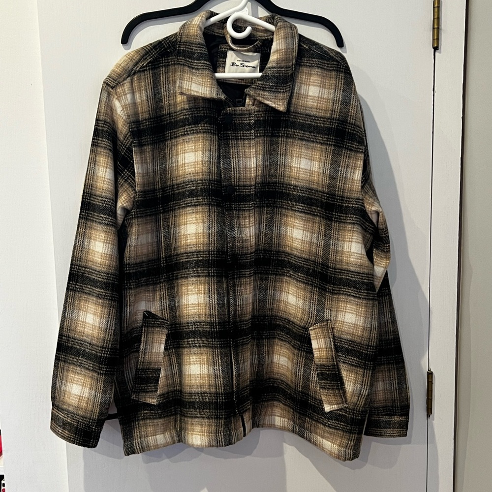 Ben Sherman Plaid Jacket- XL